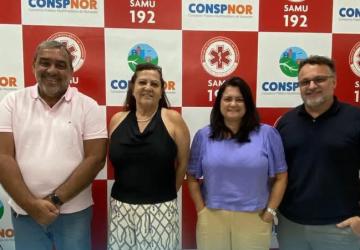 Representantes do município de Italva participam de reunião em Itaperuna no SAMU CONSPINOR