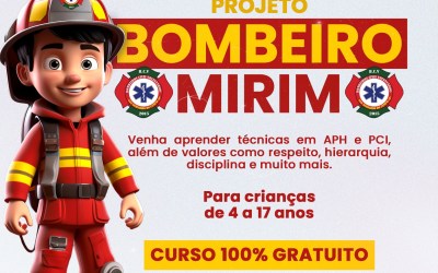 Cardoso Moreira abre inscrições para o Projeto Bombeiro Mirim