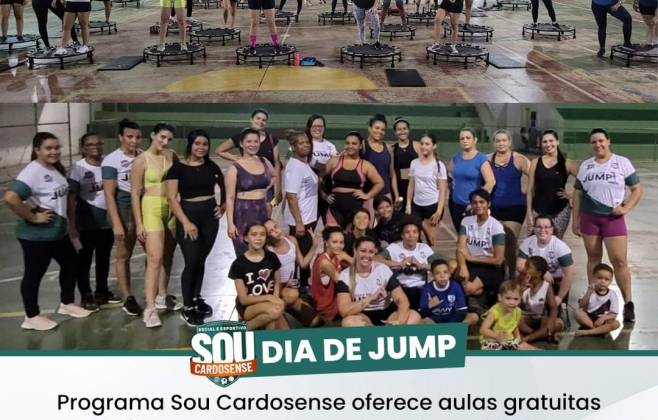 Programa SOU Cardosense Oferece Aulas de Jump para Mulheres