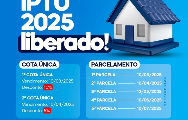 IPTU 2025: Carnês Já Disponíveis para Retirada!